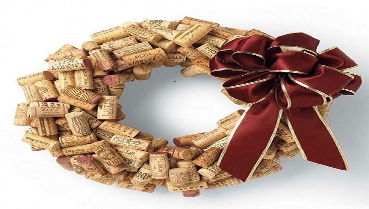 cork wreath 