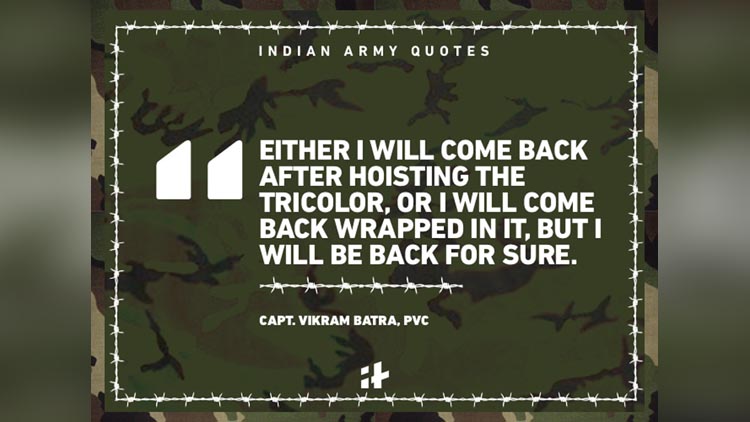  INDIAN ARMY quote 