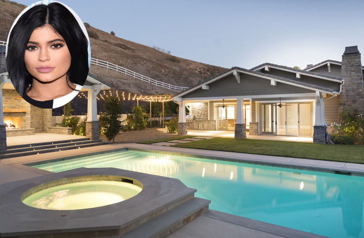viral pictures of kylie jenners california home