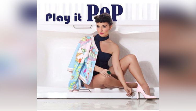Bollywood actress Elli Avram Photoshoot On Play It Pop Theme