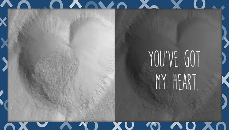 romantic valentine cards from mars