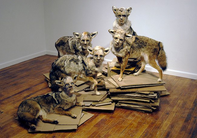 amazing sculpture made by artist Kate Clark
