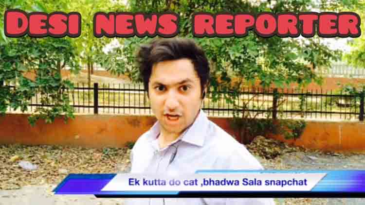 Desi News Reporter Harsh Beniwal
