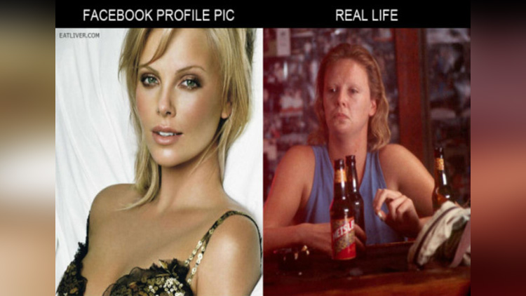 fb profile vs reality 