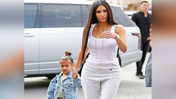 kim Kardashian Outing With Sister And Daughter pictures out