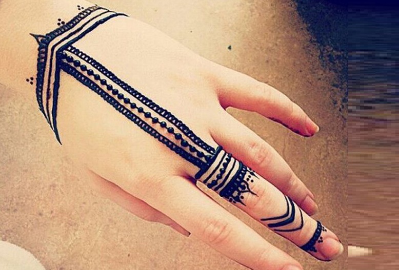use these designs to make henna fast