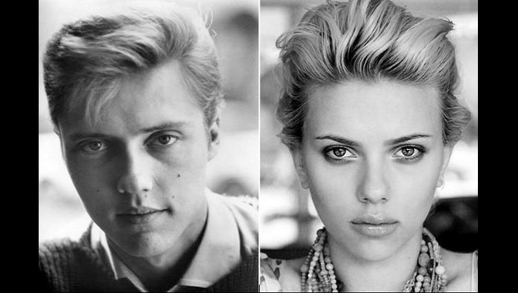 Christopher Walken and Scarlett Johansson