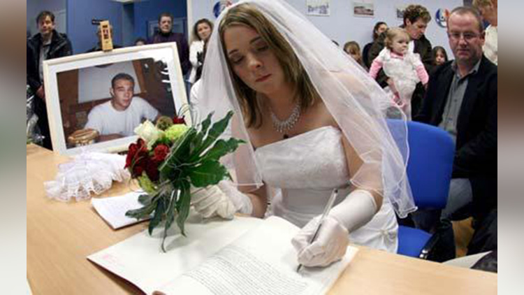 bride marrying dead 