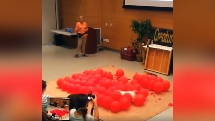 Fastest Time To Pop 100 Balloons By A Dog video