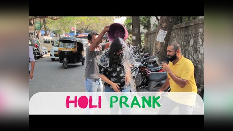 Holi Prank in Public shudh Desi Videos