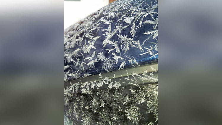 frozen car art