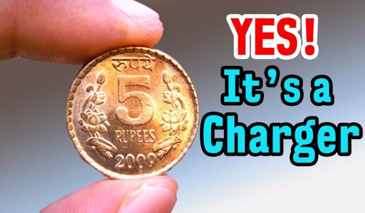 Charge Your Phone using 5 rupee coin