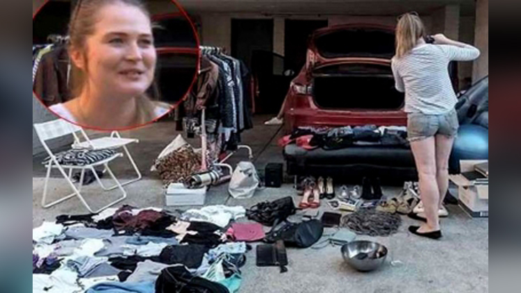 girl revenge on cheating boyfriend by strip show sale of his things