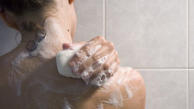 If you take a shower with soap the day, you know how it is formed