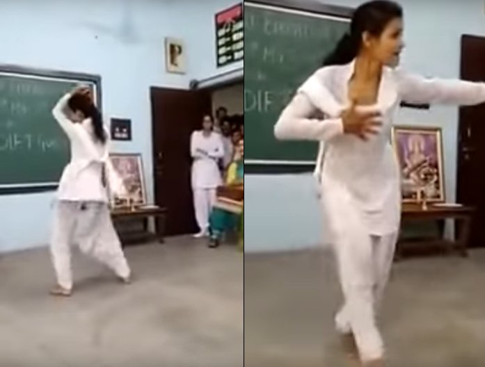 Best haryanvi dance by school girl