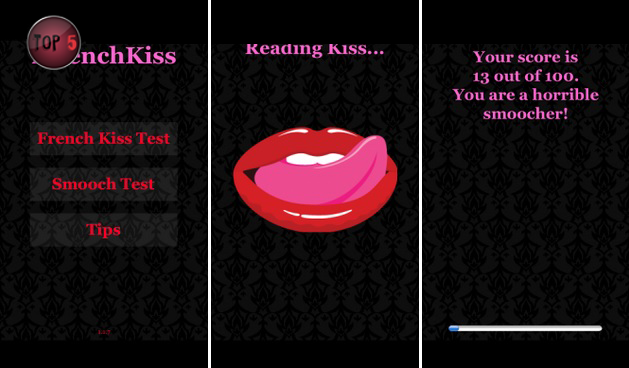 this app will teach you how to kiss