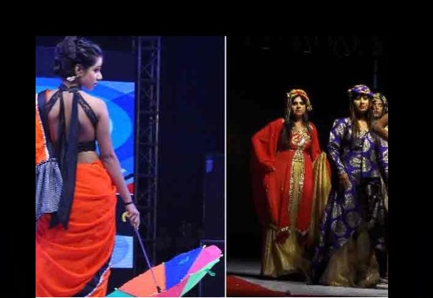 fashion show in jawaharlal nehru stadium by college girls