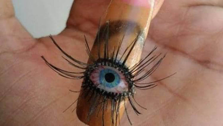 eye nail art 