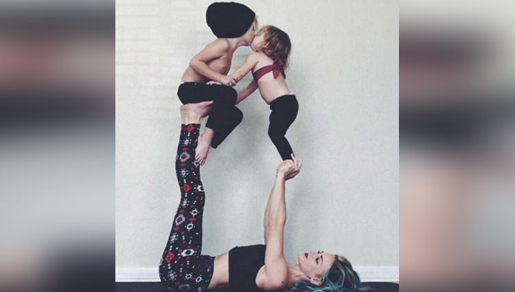 Viral Instagram Mom Uses Kids To Do Yoga poses
