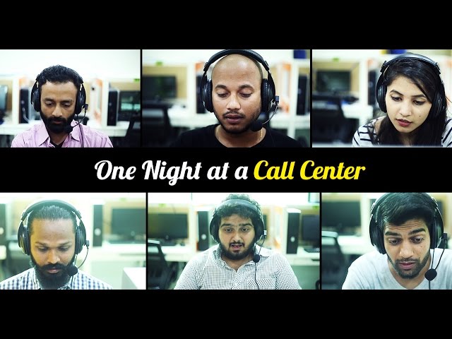 funny video one night at call center
