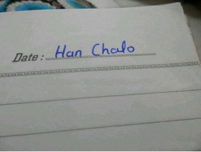 funny answer sheet of students