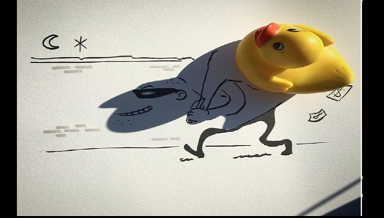 This Artist Turns Boring Shadows into Amazing Doodles! This is Damn Cool...
