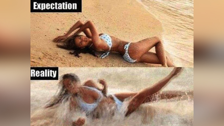expectation vs reality images 