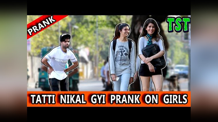 TATTI Nikal Gyi Prank on GIRLS TST Pranks in India