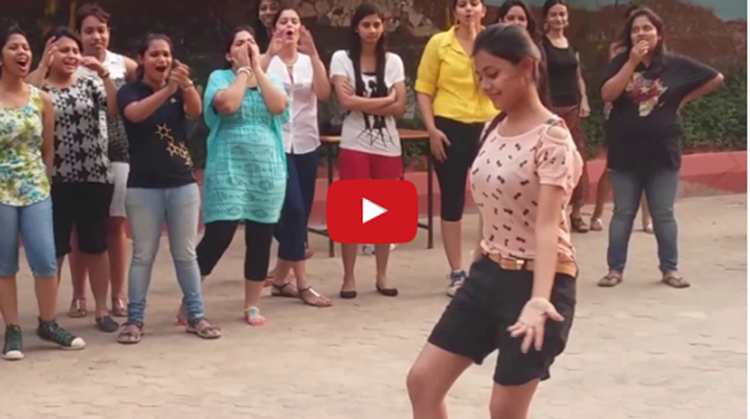 Odisha college girls dance