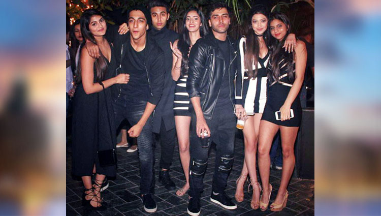 shahrukh's daughter suhana khan in new year party