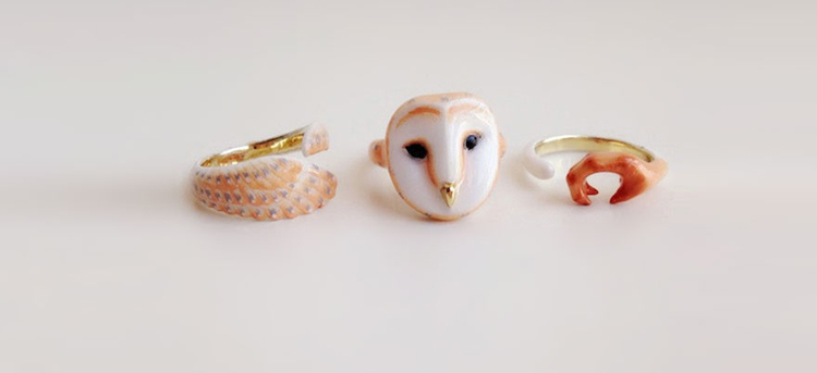owl shaped ring