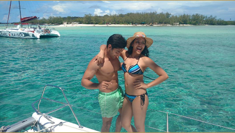 Celebrity Vacation Time: MP3 Actor Ruslaan Mumtaz And His Wife Spotted in Mauritius!