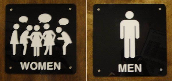 funny toilet signs