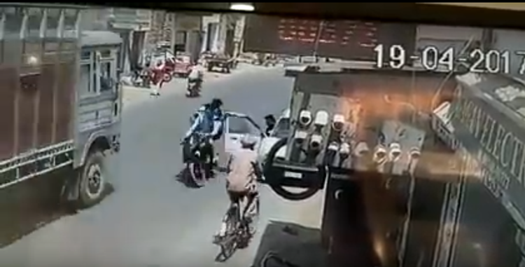 suddenly accident video gone viral on youtube
