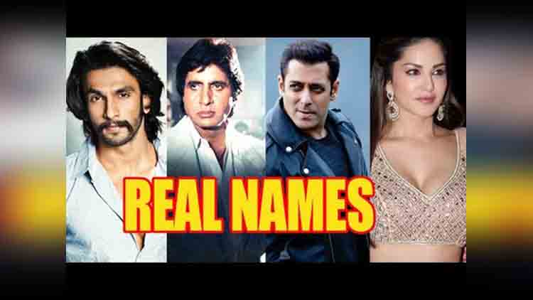 Real names of bollywood stars