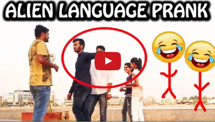 Alien Language Prank Pranks in India NatKhat Shady