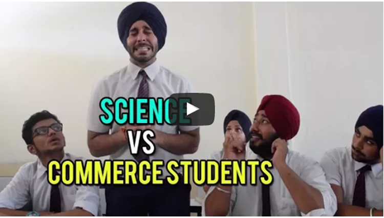 science vs commerce students