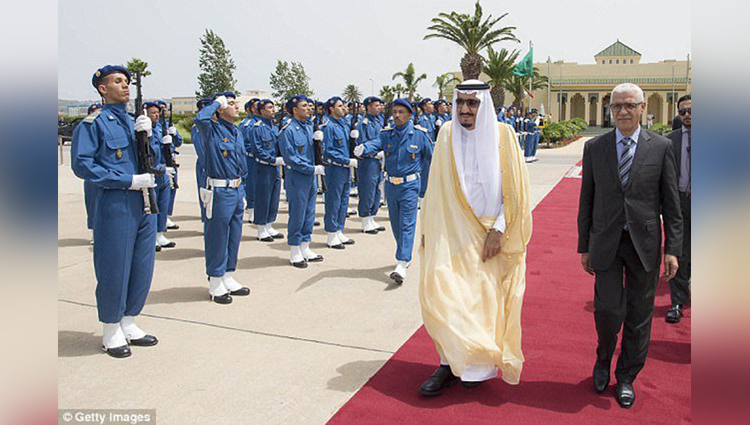 Saudi king sultan morocco holiday