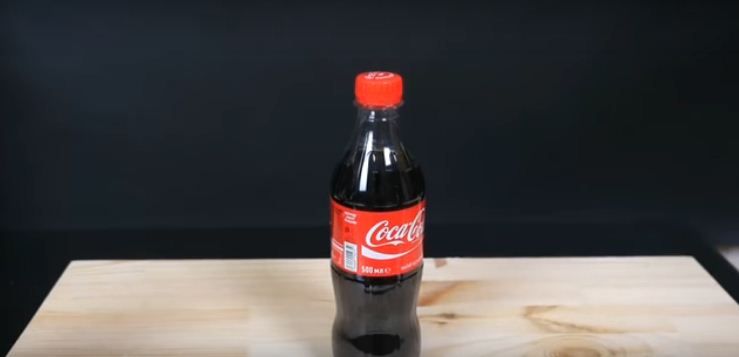  cold drink bottle cut by hot knife experiment