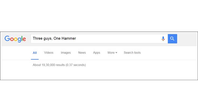 Three guys, One hammer