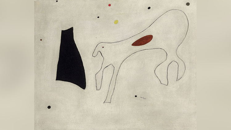 Peinture (Le Chien) by Joan Miro – $2.2 Million