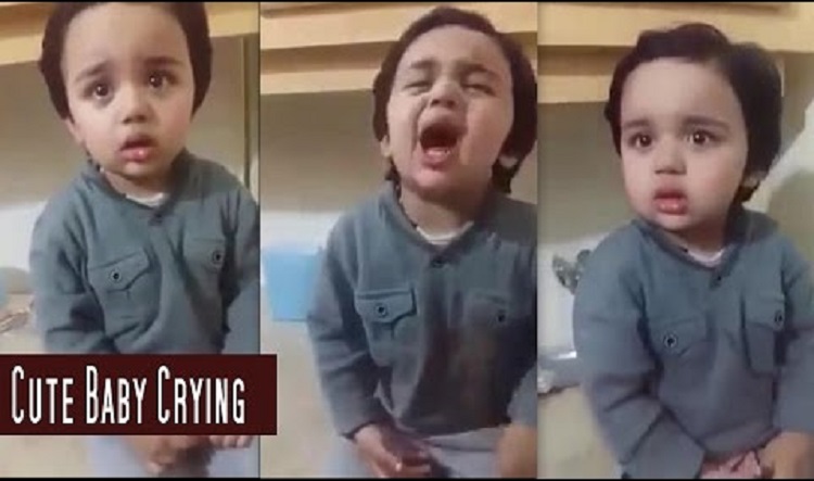 cutest pakistani baby crying