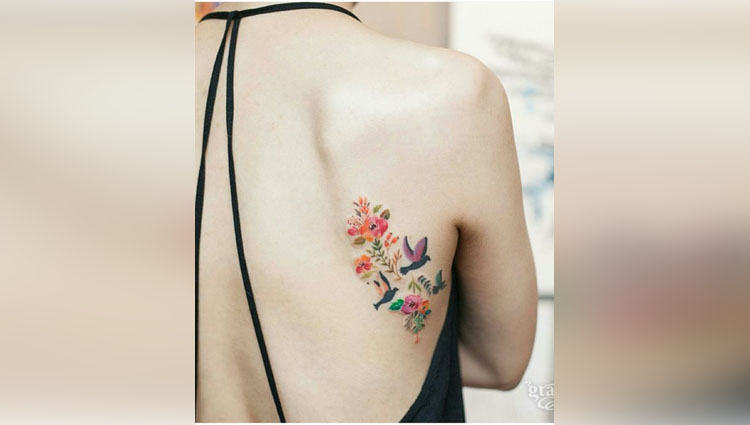 Floral Tattoo Design┬а