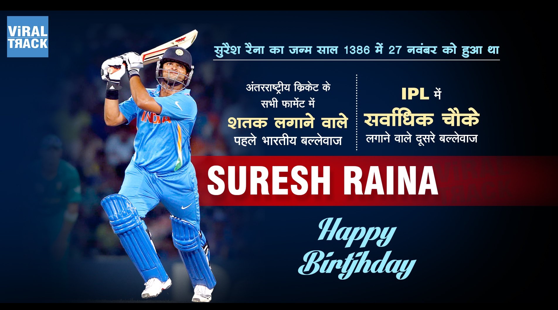 Suresh Raina's 29th birthday 