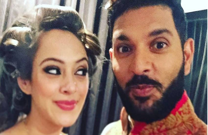 pictures viral from yuvraj and hazel wedding