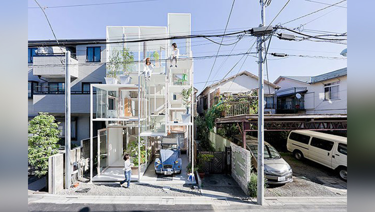 Transparent House in Tokyo, Japan