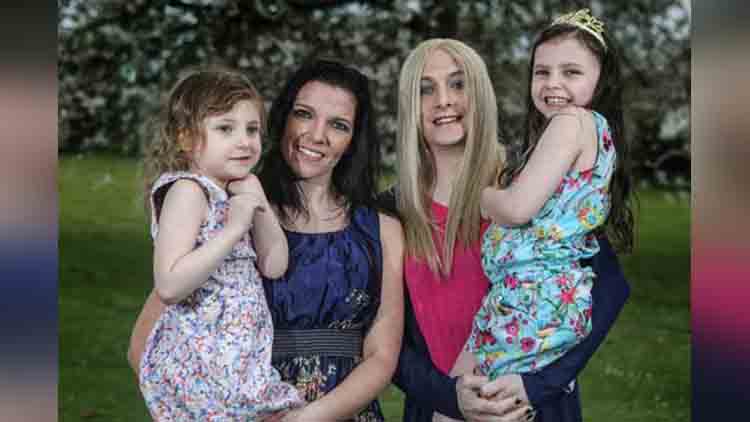 two daughters father turns into woman after 8 years of marriage