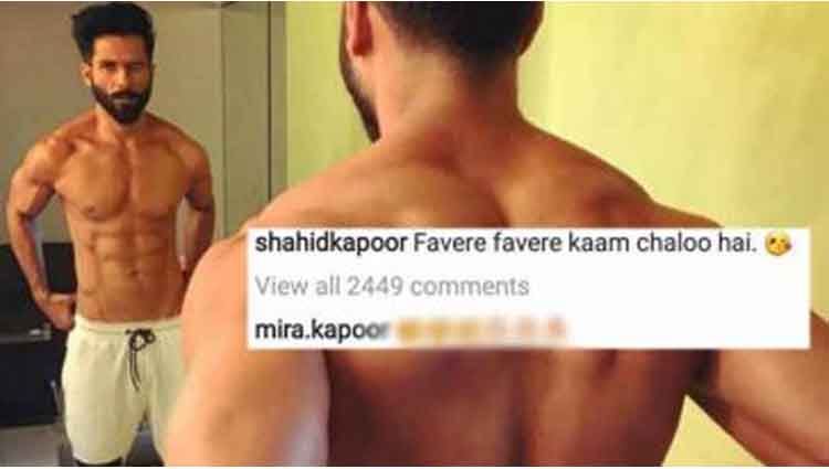 meera rajput reacts on shahid kapoors hot shirtless photo 