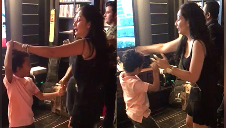 sanjay dutts wife maanayata celebrates her birthday by dancing on Despacito with son Shahraan!