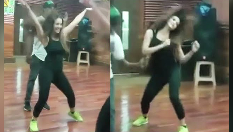 Sana Khan Latest Dance Rehearsal Video 2017
